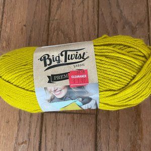 1 Skein Big Twist Yarns Premium - Color Moss - 137 yds.